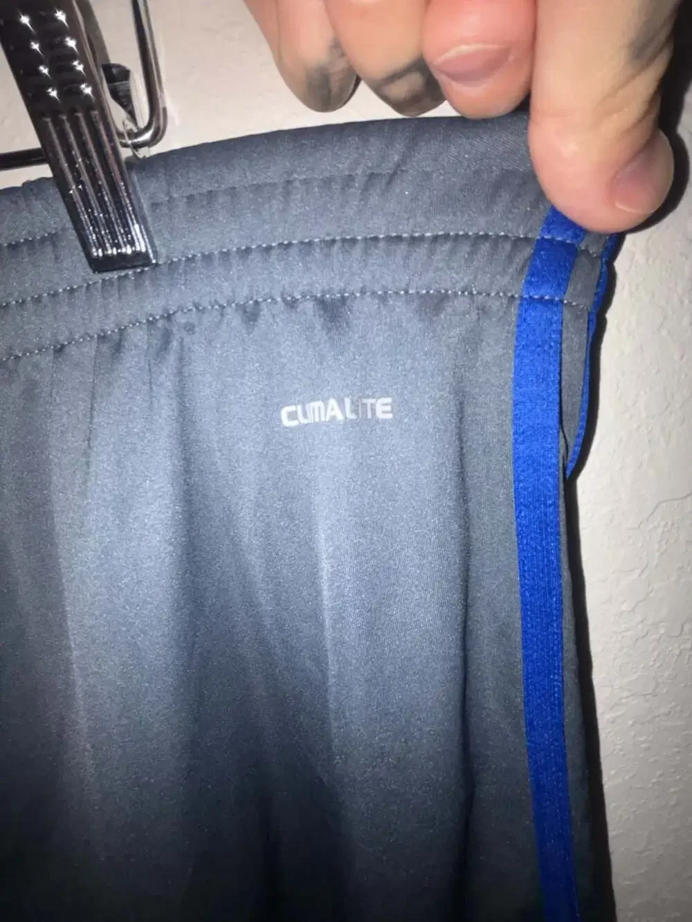 Adidas Climalite Three-Stripe Athletic Training Shorts